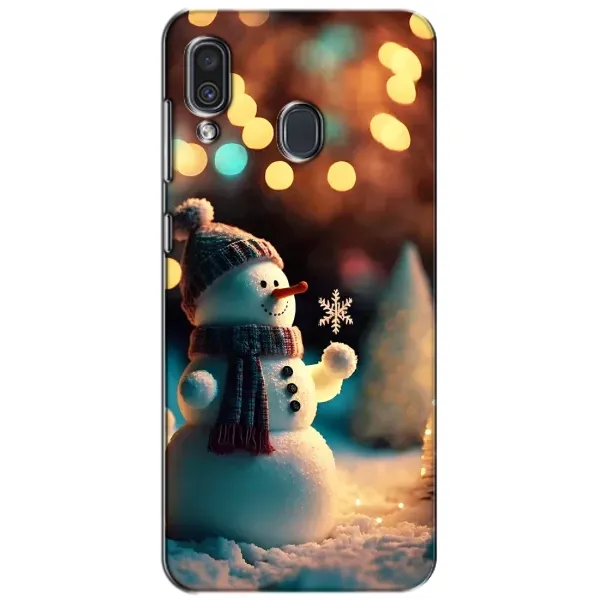 Чехол с рисунком «Снеговик праздничный» для Samsung Galaxy A30 2019 (A305F) Чехол с рисунком «Снеговик праздничный» для Samsung Galaxy A30 2019 (A305F)