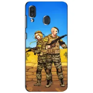 Чехлы с принтом (Воины ЗСУ) для Samsung Galaxy A30 2019 (A305F) (Солдаты ЗСУ)
