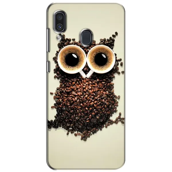 Чохол з малюнком «Сова з зерен кави» для Samsung Galaxy A30 2019 (A305F) Чохол з малюнком «Сова з зерен кави» для Samsung Galaxy A30 2019 (A305F)