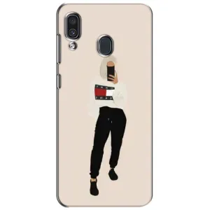 Силіконовый Чохол на Samsung Galaxy A30 2019 (A305F) з картинкой Модных девушек (Стильна)