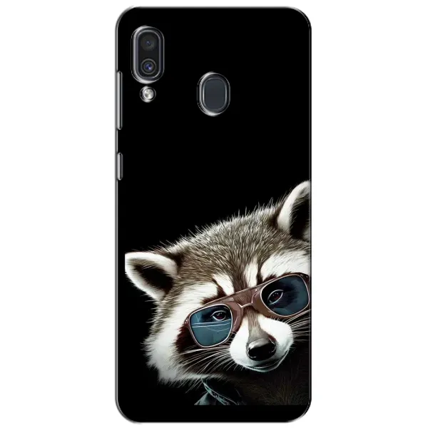 Чехол с рисунком «Стильный Енот» для Samsung Galaxy A30 2019 (A305F) Чехол с рисунком «Стильный Енот» для Samsung Galaxy A30 2019 (A305F)