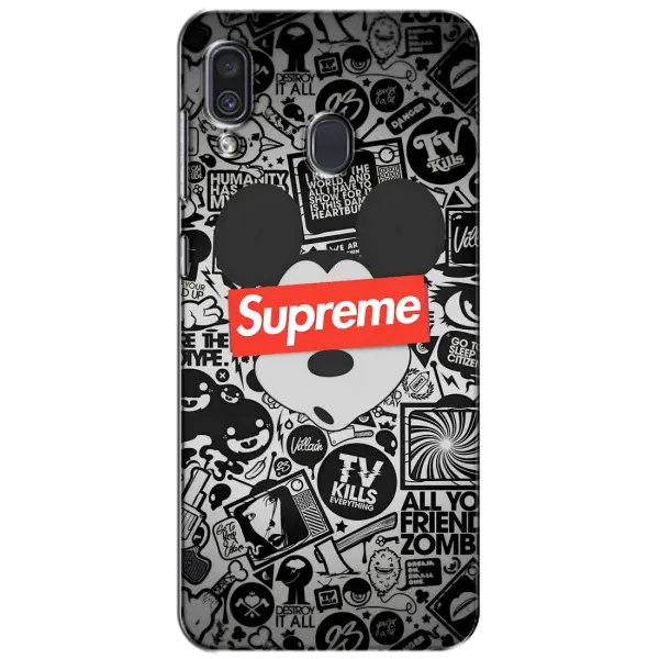 Чехол с рисунком «Supreme Маус» для Samsung Galaxy A30 2019 (A305F) Чехол с рисунком «Supreme Маус» для Samsung Galaxy A30 2019 (A305F)