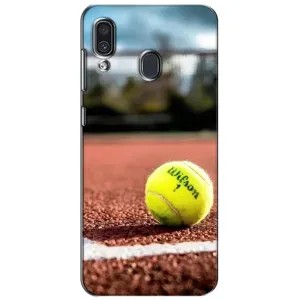 Чохли з прінтом Спортивна тематика для Samsung Galaxy A30 2019 (A305F) (Тенісний корт)