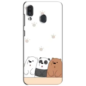 Чохли з зображенням різних тварин на Samsung Galaxy A30 2019 (A305F) (Здивовані ведмедики)