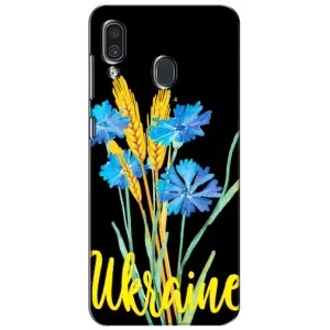 Чохол на Samsung Galaxy A30 2019 (A305F) (Український дизайн) (Україна в квітах)