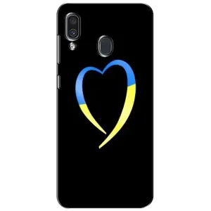 Силиконовый Чехол на Samsung Galaxy A30 2019 (A305F) (Я-Украина) (Украинское сердце)