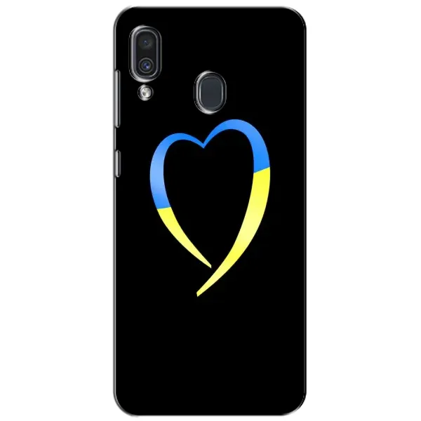 Чехол с рисунком «Украинское сердце» для Samsung Galaxy A30 2019 (A305F) Чехол с рисунком «Украинское сердце» для Samsung Galaxy A30 2019 (A305F)