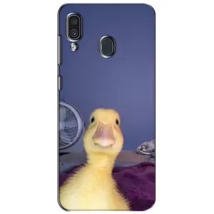 Бампер с принтом Мемы для Samsung Galaxy A30 2019 (A305F) (Утка)