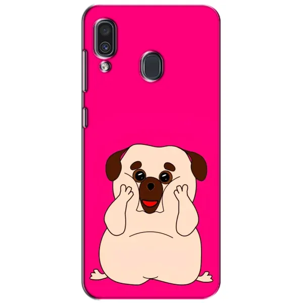Чехол с рисунком «Веселый Мопсик» для Samsung Galaxy A30 2019 (A305F) Чехол с рисунком «Веселый Мопсик» для Samsung Galaxy A30 2019 (A305F)