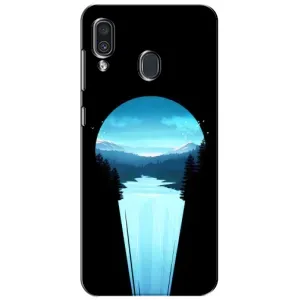 Летний Чехол на Samsung Galaxy A30 2019 (A305F) (Синий Водопад)
