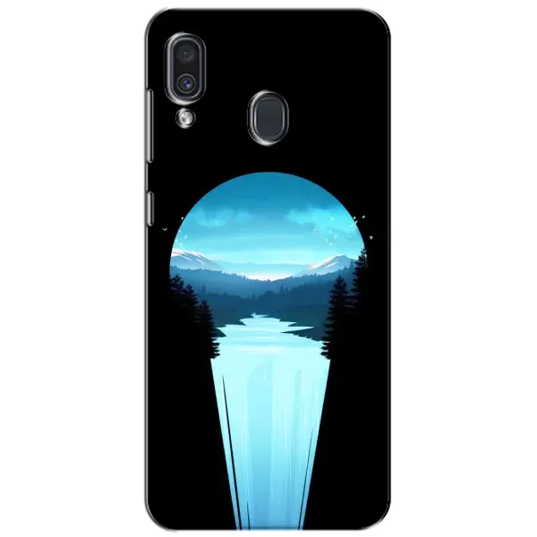 Чехол с рисунком «Синий Водопад» для Samsung Galaxy A30 2019 (A305F) Чехол с рисунком «Синий Водопад» для Samsung Galaxy A30 2019 (A305F)