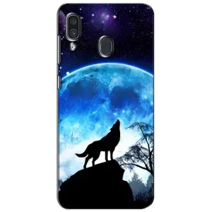 Чохол з Вовком на Samsung Galaxy A30 2019 (A305F) (Виє на місяць)