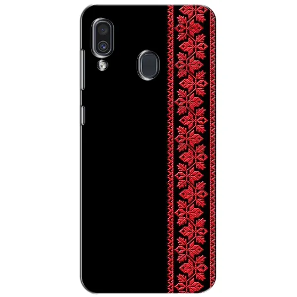 Чехол с рисунком «Вышиванка на черном» для Samsung Galaxy A30 2019 (A305F) Чехол с рисунком «Вышиванка на черном» для Samsung Galaxy A30 2019 (A305F)