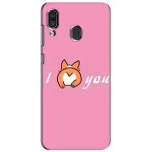 Силиконовые Чехлы Любимому человеку для Samsung Galaxy A30 2019 (A305F) (Я тебя люблю)