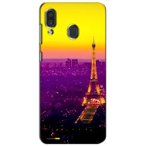 Чехол с Эйфелевой башней на Samsung Galaxy A30 2019 (A305F) (Яркая башня)