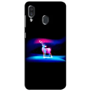 Силіконовий бампер з картинкою звірів для Samsung Galaxy A30 2019 (A305F) (Яскравий олень)
