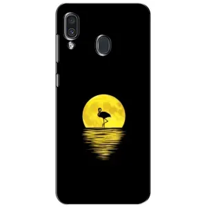 Летний Чехол на Samsung Galaxy A30 2019 (A305F) (Желтый Закат)