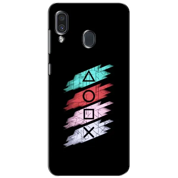 Чехол с рисунком «Значки Sony» для Samsung Galaxy A30 2019 (A305F) Чехол с рисунком «Значки Sony» для Samsung Galaxy A30 2019 (A305F)