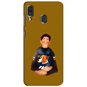 Чехол с принтом для Samsung Galaxy A30 2019 (A305F) (ЗСУ Патрон)