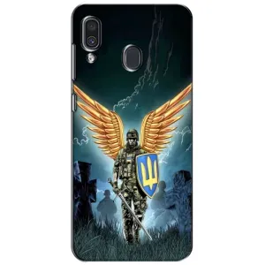Патриотический Чехол для Samsung Galaxy A30 2019 (A305F) (ЗСУ з крильями)