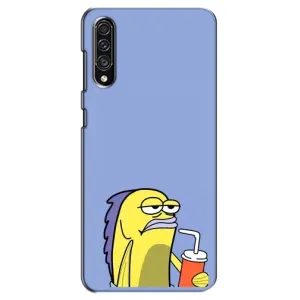 Бампер с принтом Мемы для Samsung Galaxy A30s (A307) (Безразличие)