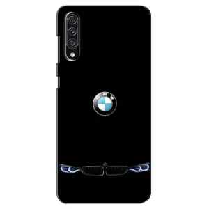 Силиконовый бампер с картинкой машины на Samsung Galaxy A30s (A307) (Черный BMW)