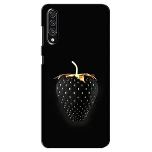Чехол с изображением вкусной еды для Samsung Galaxy A30s (A307) (Чёрная клубника)
