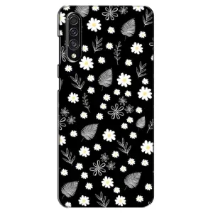 Чохли з тематикою "КВІТИ" на Samsung Galaxy A30s (A307) (цвітіння на чорному)