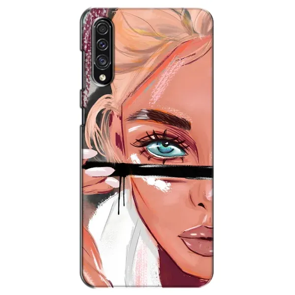 Чехол с рисунком «Девушка и ресницы» для Samsung Galaxy A30s (A307)