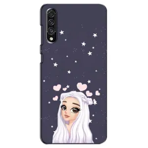 Чехол Стильные девушки на Samsung Galaxy A30s (A307) (Девушка и сердечки)
