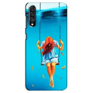 Чехол Стильные девушки на Samsung Galaxy A30s (A307) (Девушка на качели)