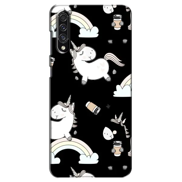 Чехол с рисунком «Единорог с кофе» для Samsung Galaxy A30s (A307) Чехол с рисунком «Единорог с кофе» для Samsung Galaxy A30s (A307)