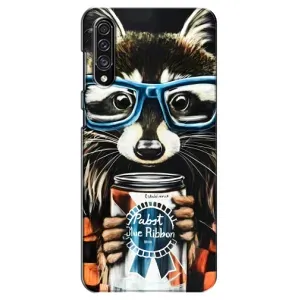 Силіконовий Чохол з Энотами на Samsung Galaxy A30s (A307) (Єнот в окулярах)