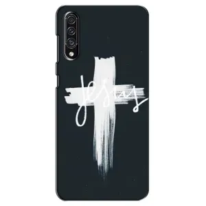 Чехлы для Самсунг Галакси А30 с (Крест Иисуса) (Jesus)