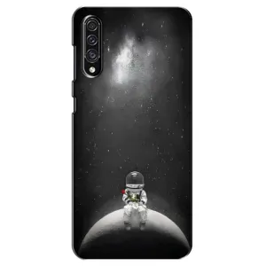 Силиконовый Чехол с принтом "Космонавты" на Samsung Galaxy A30s (A307) (Космонавт романтик)