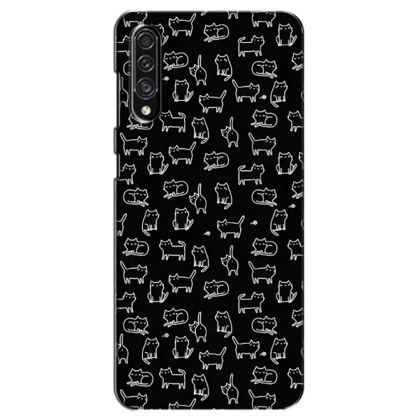 Чехол с рисунком «Котики на черном» для Samsung Galaxy A30s (A307) Чехол с рисунком «Котики на черном» для Samsung Galaxy A30s (A307)
