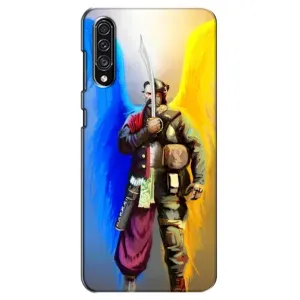 Чехол с картинкой (Патриотический КОЗАК) на Samsung Galaxy A30s (A307) (Козак с крыльями)
