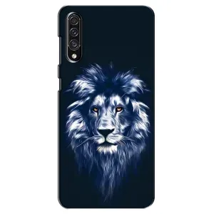 Чохол з картинкою на Samsung Galaxy A30s (A307) (Лев – синій)