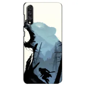 Силіконовий бампер з картинкою звірів для Samsung Galaxy A30s (A307) (Ведмідь та ліс)