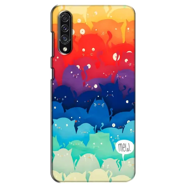 Чехол с рисунком «Mew» для Samsung Galaxy A30s (A307)