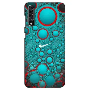 Силиконовый Чехол на Samsung Galaxy A30s (A307) с картинкой Nike (Найк зеленый)