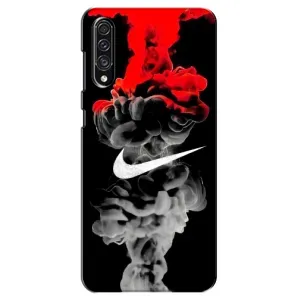 Силиконовый Чехол на Samsung Galaxy A30s (A307) с картинкой Nike (Nike дым)