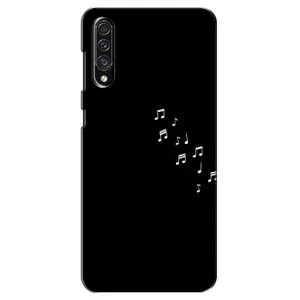 Чохол з картинками на чорному фоні для Samsung Galaxy A30s (A307) (Ноти)