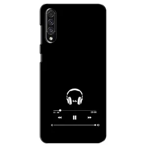 Чохол з картинками на чорному фоні для Samsung Galaxy A30s (A307) (Плеєр)