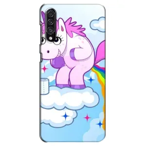 Чехол Unicorn на Samsung Galaxy A30s (A307) (Радуга единорожка)