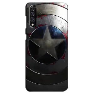 Чехол с Щитом Капитана Америки на Samsung Galaxy A30s (A307) (Ретро Щит Капитана)