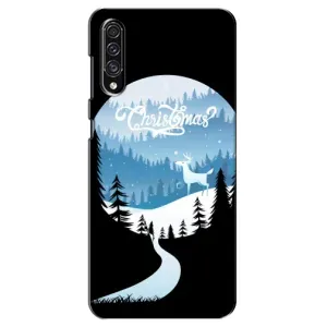Силиконовый бампер на рождество для Samsung Galaxy A30s (A307) (Рождественский Олень)