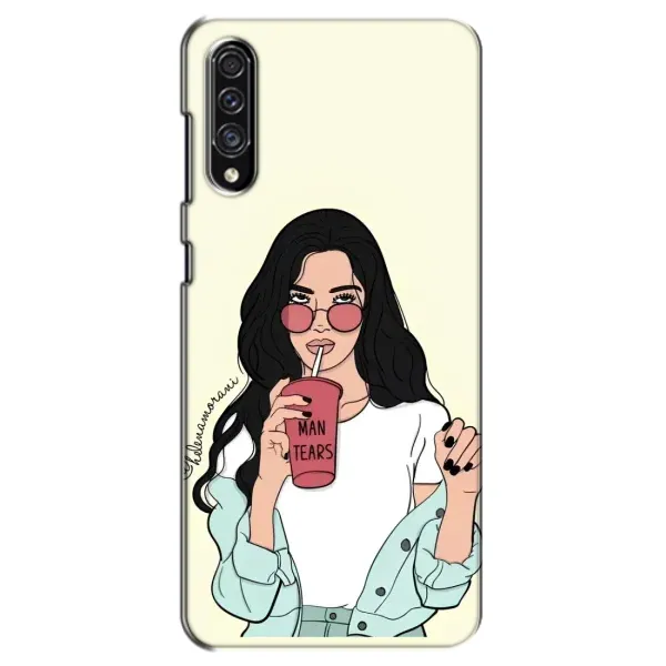 Чехол с рисунком «С напитком» для Samsung Galaxy A30s (A307)
