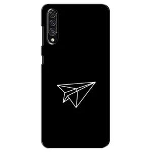 Чохол з картинками на чорному фоні для Samsung Galaxy A30s (A307) (Літак)