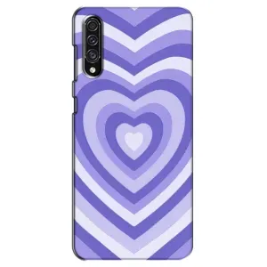 Чохли з тематикою "Маленькі Сердчеки" на Samsung Galaxy A30s (A307) (Серце фіолет)
